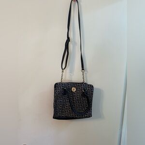 Tommy Hilfiger Navy Crossbody Bag with Pattern